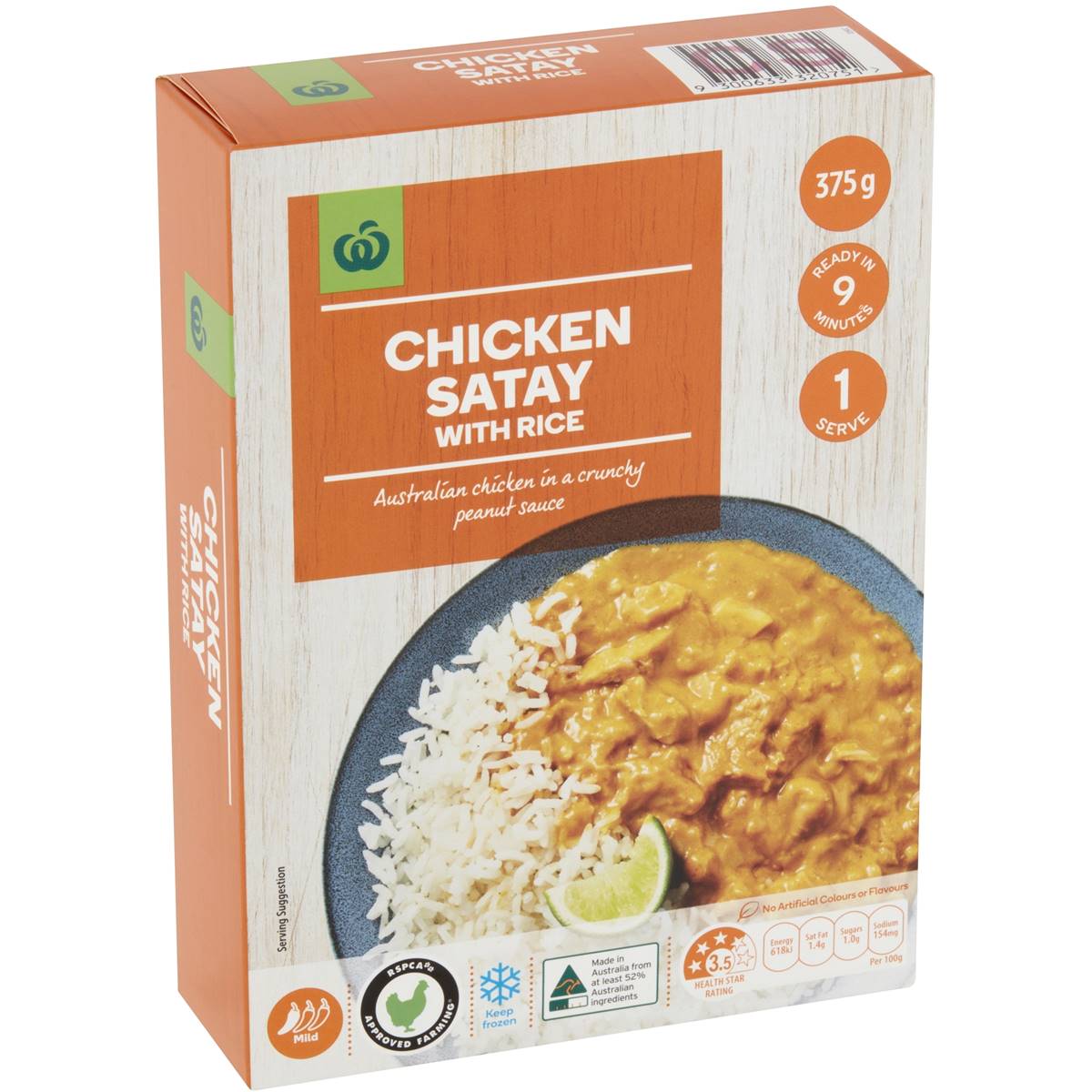 Woolworths Frozen Meal Chicken Satay Rice G Woolworths Hot Sex Picture