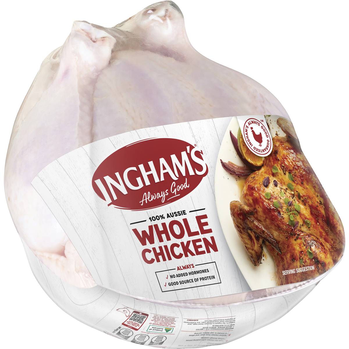 Inghams Fresh Whole Chicken Min 1 7kg Woolworths