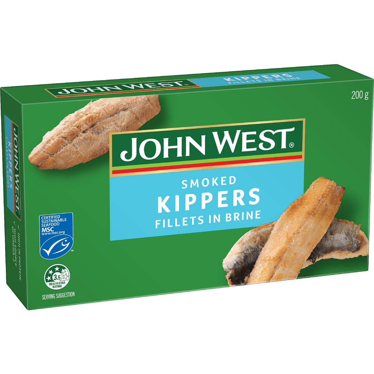 John West Smoked Kippers Fillets In Brine