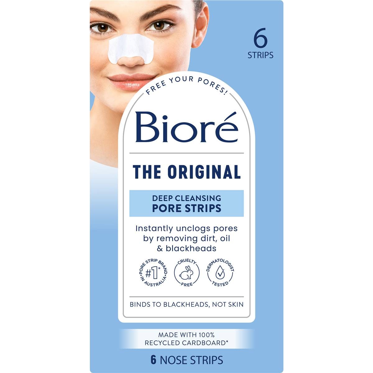 Biore Deep Cleansing Pore Strips 6 pack