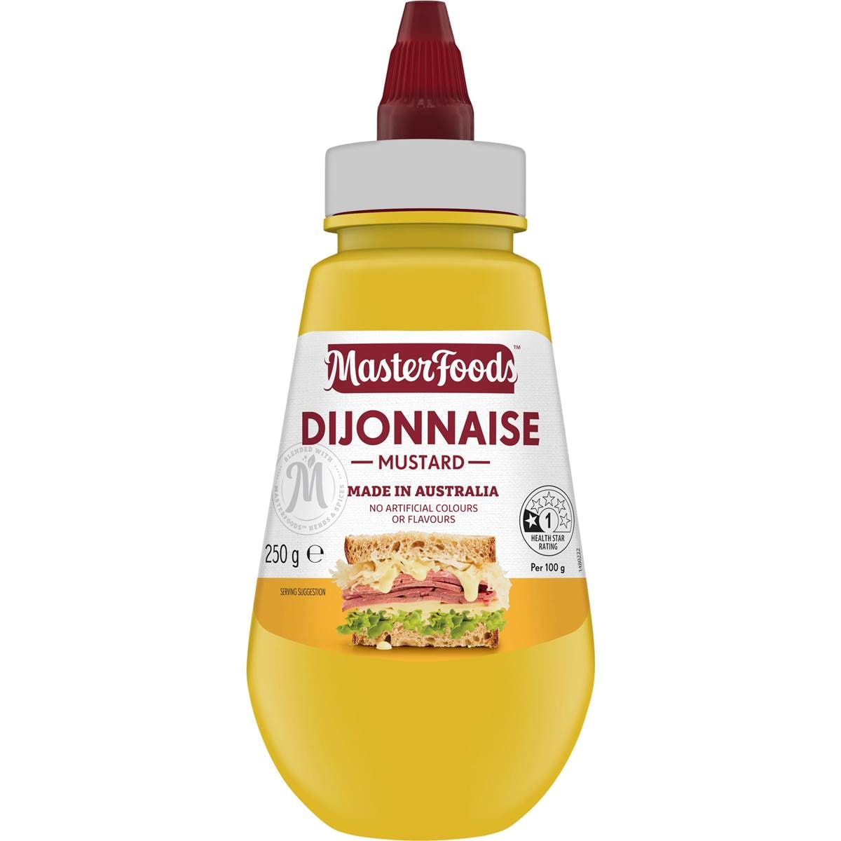 Calories in Masterfoods Dijonnaise Mustard calcount