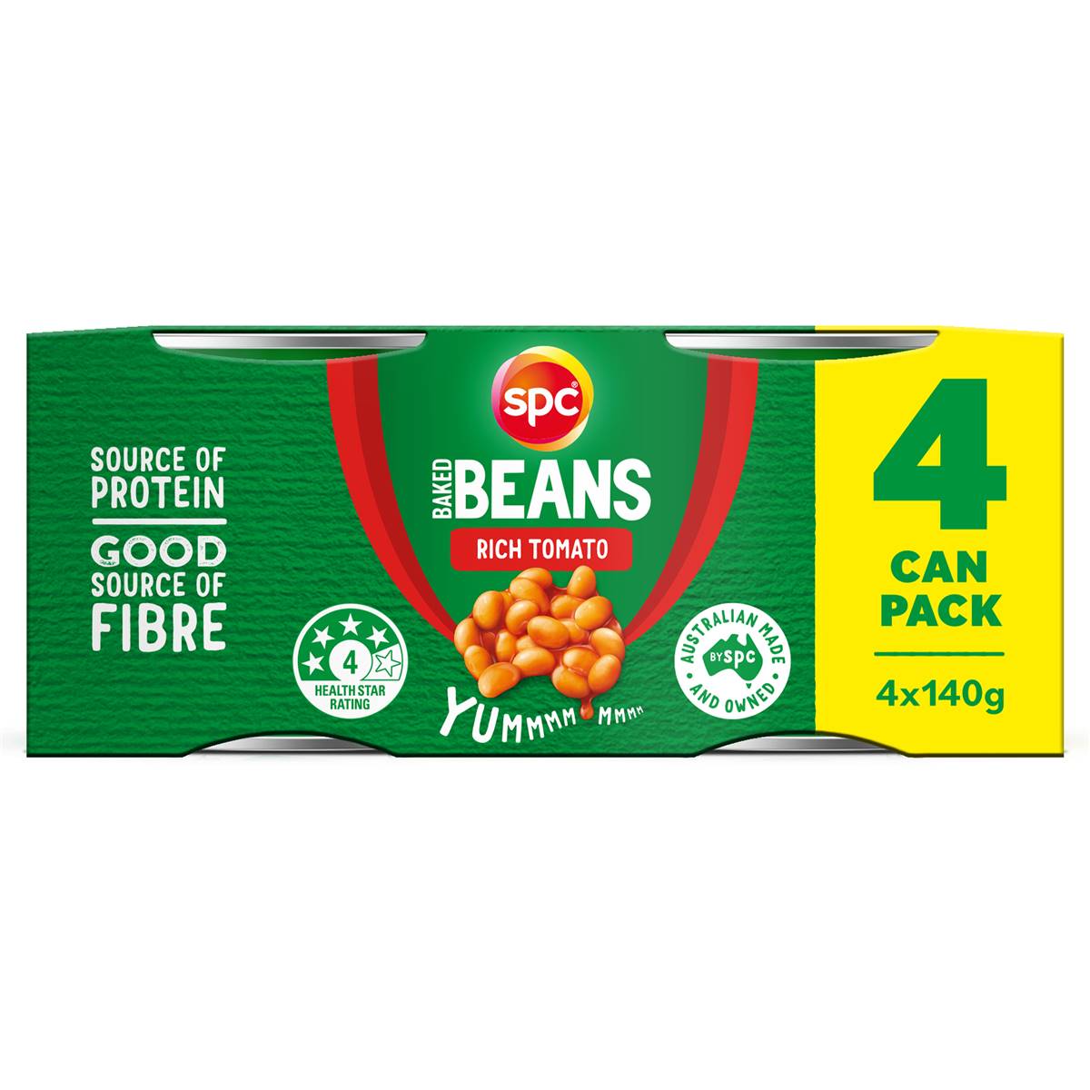 Calories in Spc Baked Beans Rich Tomato