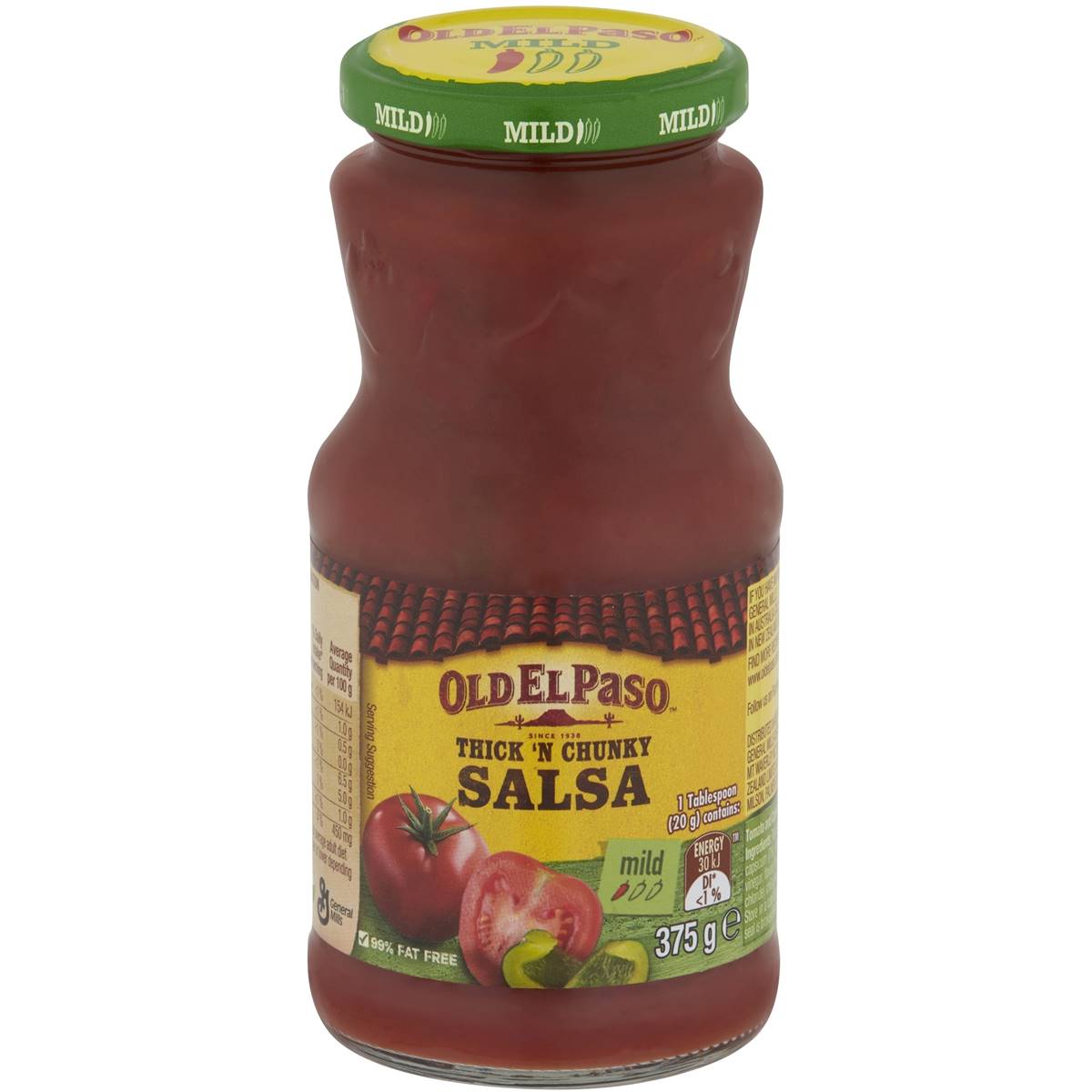 Calories in Old El Paso Thick 'n Chunky Salsa Mild Thick & Chunky