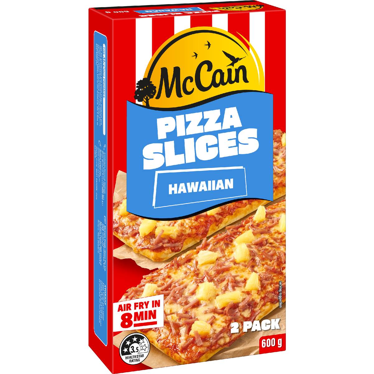 Calories in Mccain Pizza Slice Ham & Pineapple calcount