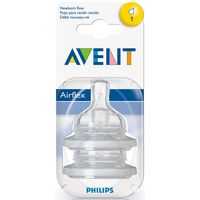 Avent Teats Silicon Newborn 2pk 