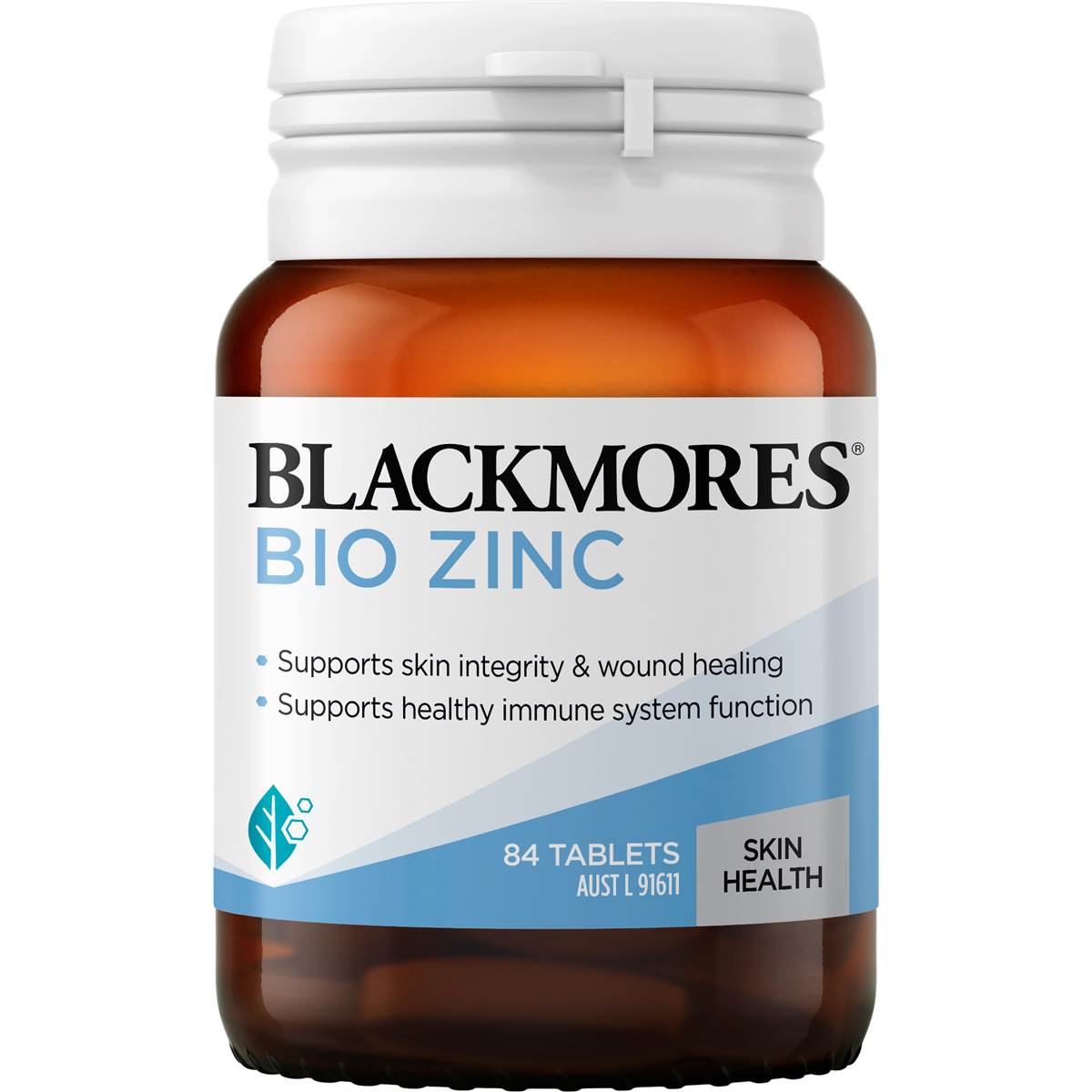 Blackmores Bio Zinc Skin Health Immune Support Vitamin Tablets 84 pack