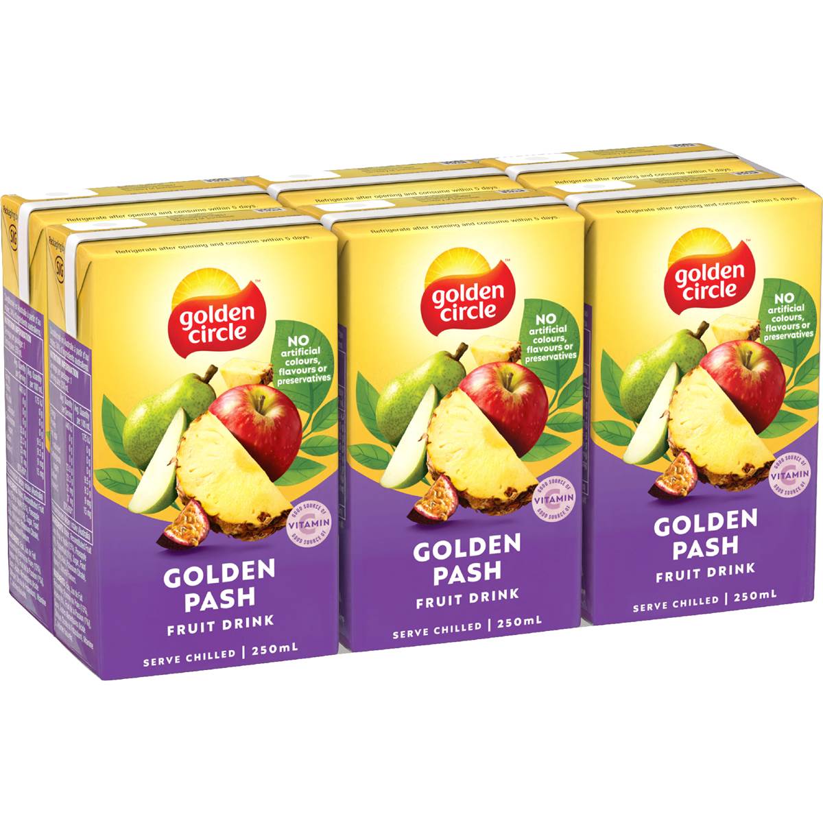 Golden Circle Golden Pash Poppers 250mL x 6 pack