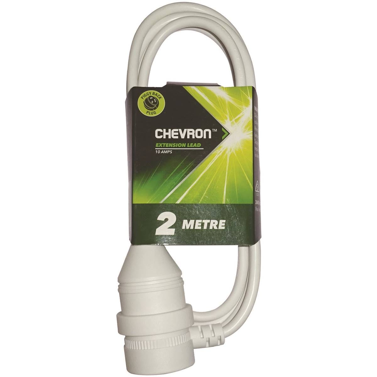 Chevron Piggy Back Extension Lead 2m