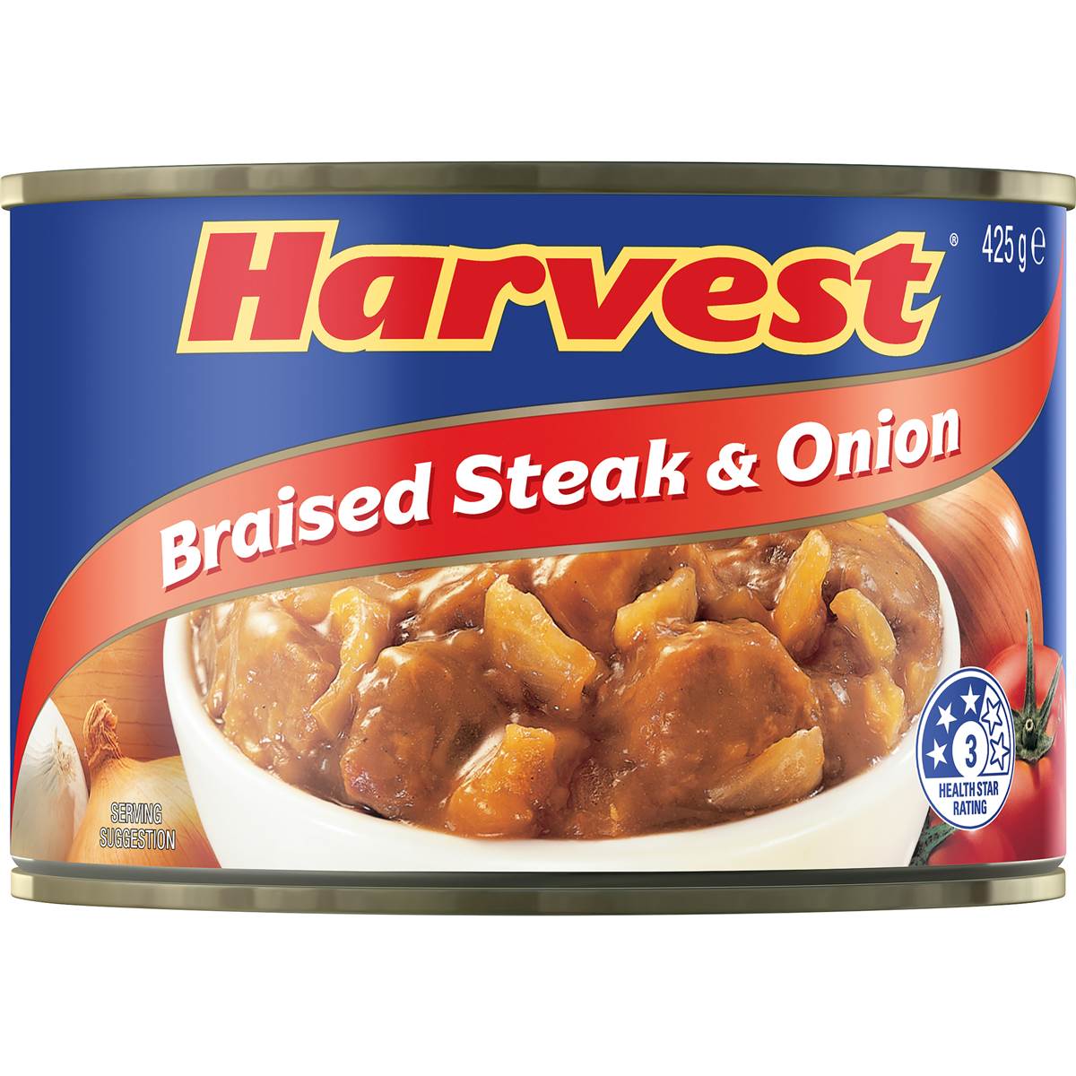 Calories in Harvest Beef Braised Steak & Onion calcount