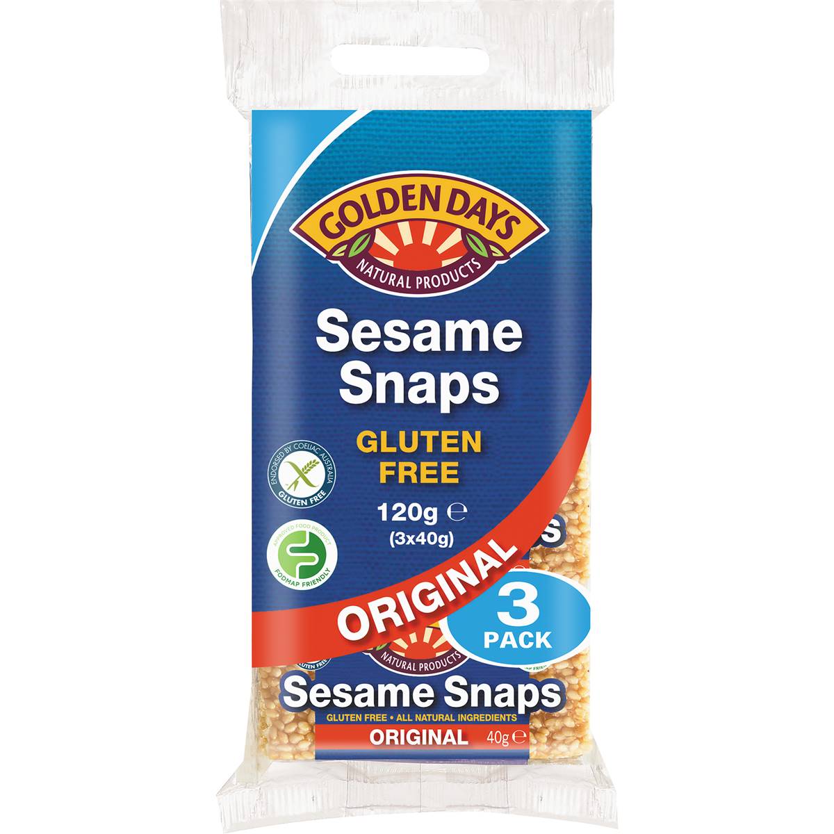 Golden Days Snacks Sesame Snaps
