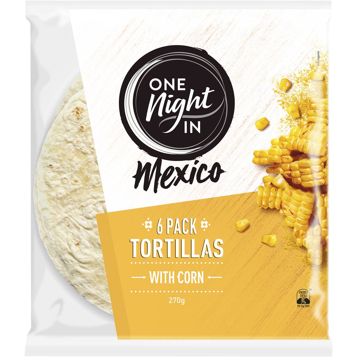 Calories in Coles Mexico Corn Tortillas De Maiz 10 Pack calcount