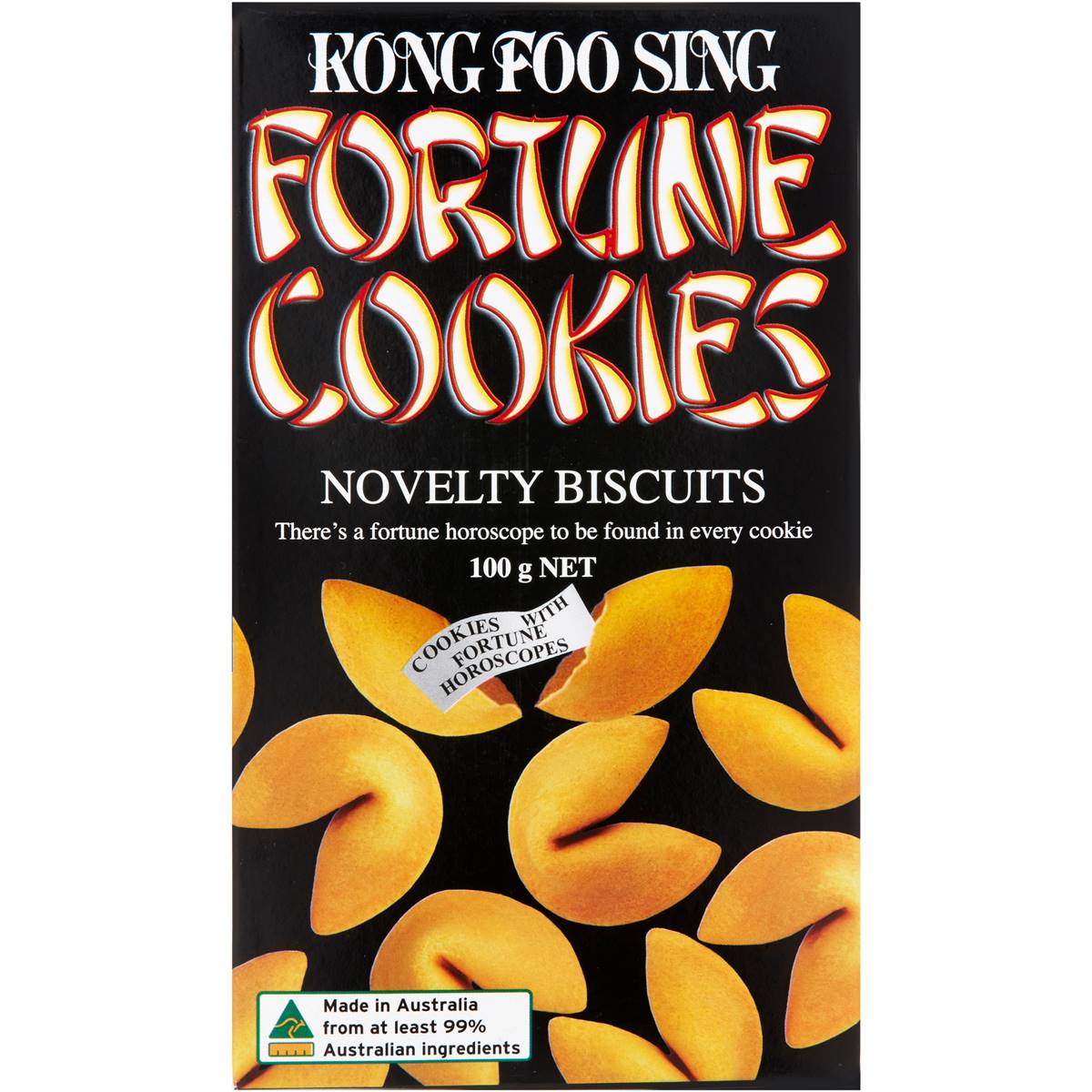 Calories in Kong Foo Sing Snacks Fortune Cookies