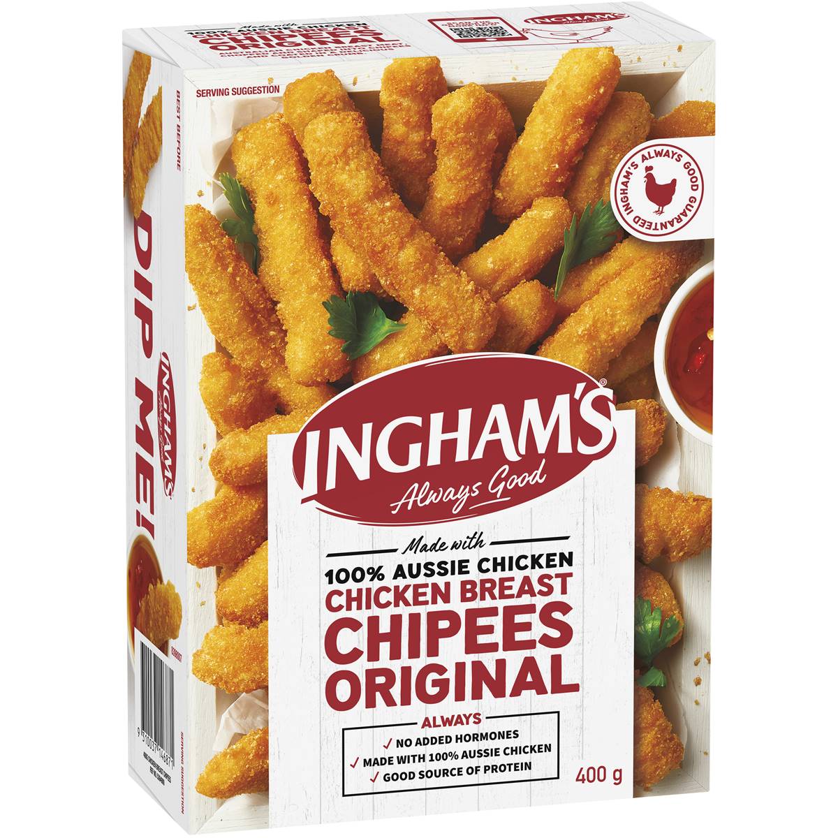 Ingham's Frozen Chicken Breast Chipees 400g