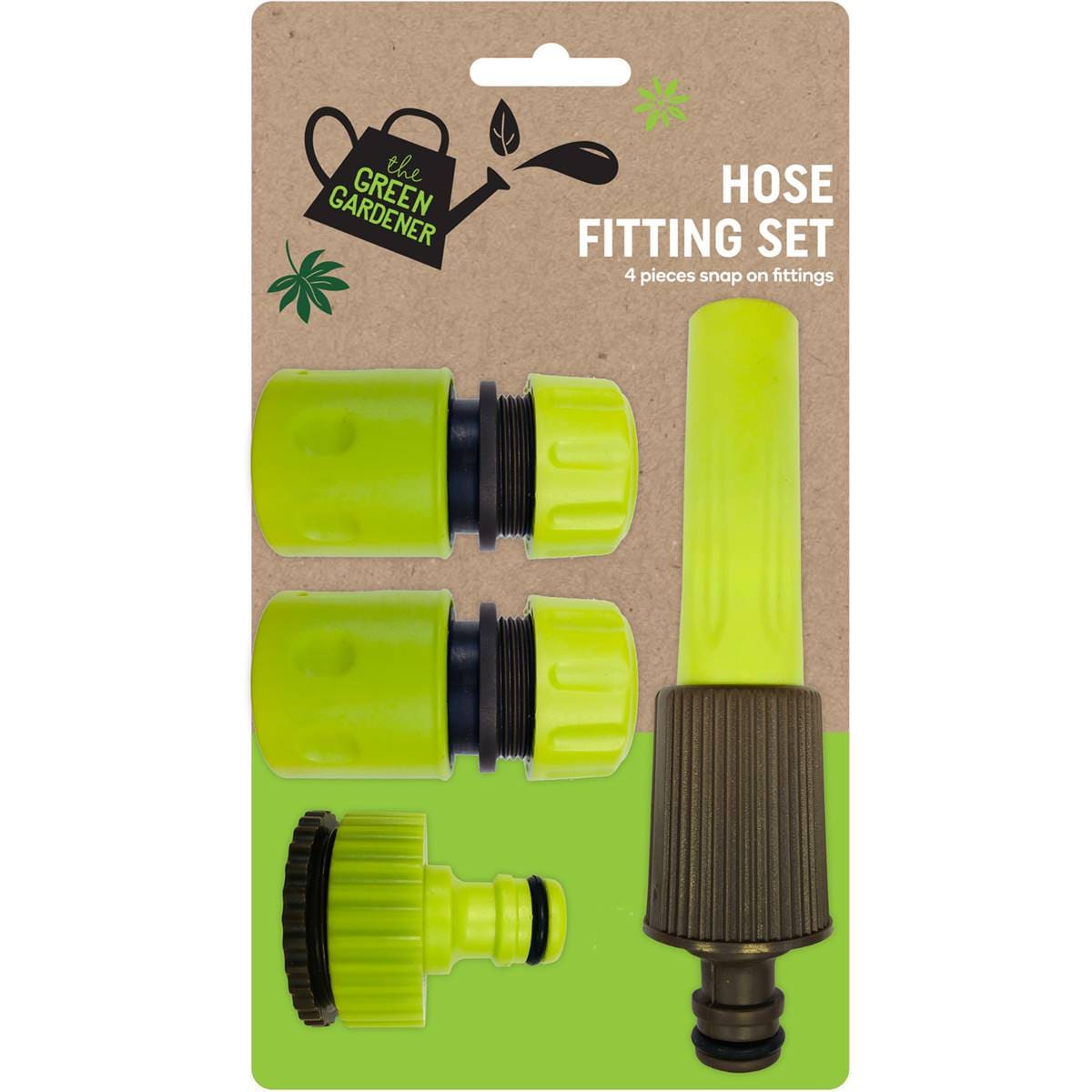 Green Gardener Garden Hose Fitting Plastic
