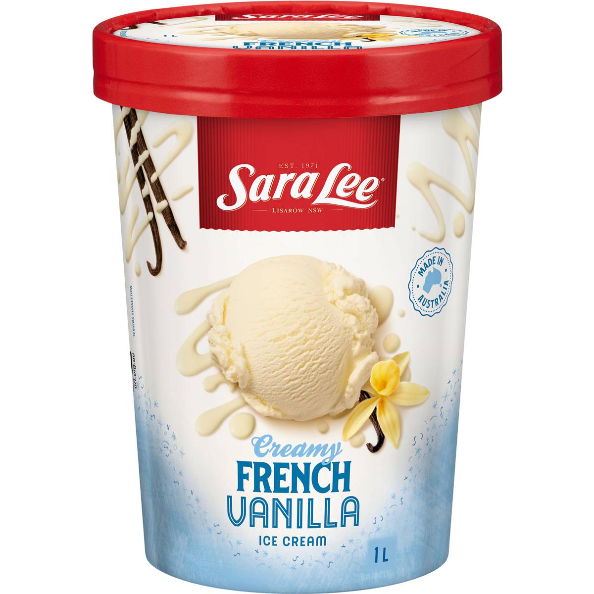 Calories in Sara Lee Ice Cream French Vanilla