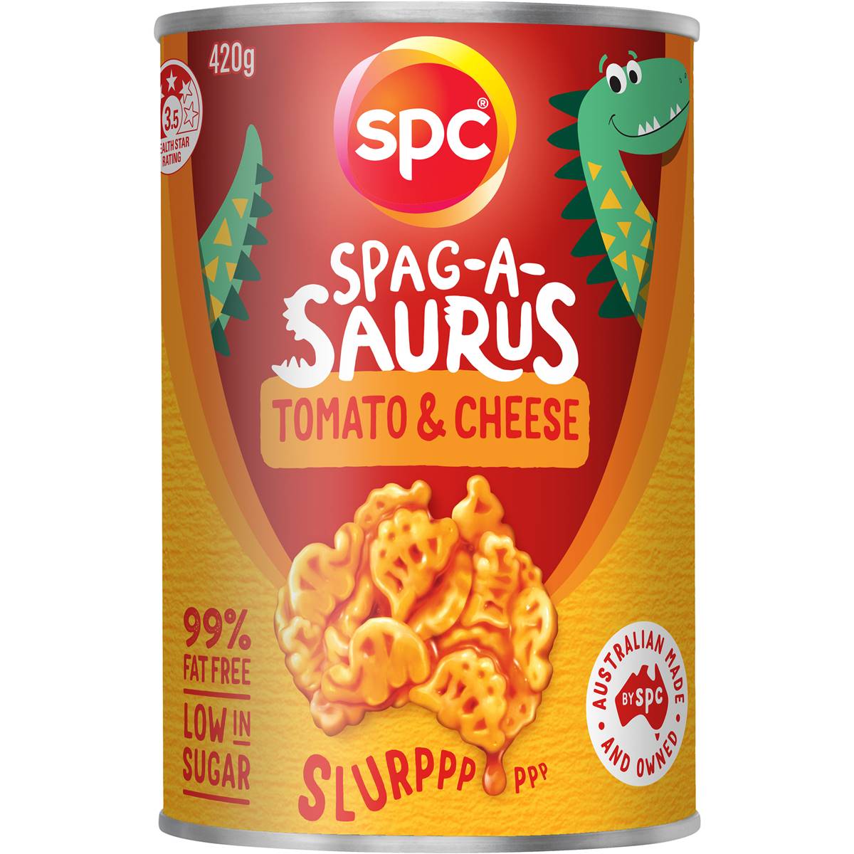 Calories in Spc Spaghetti Spagasaurus Shapes