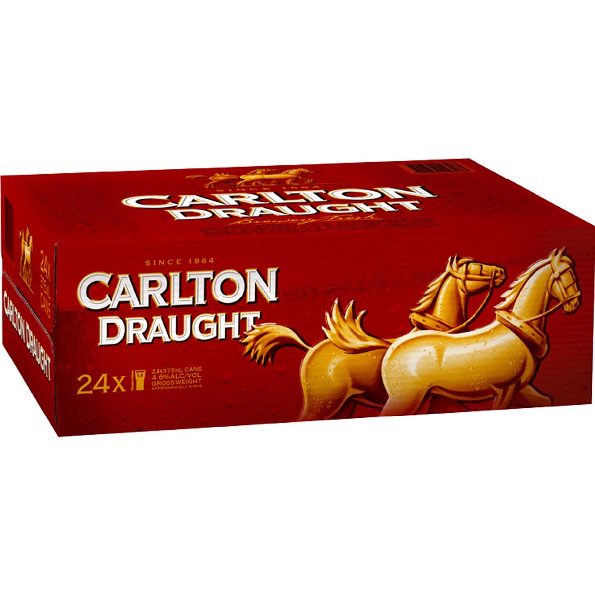 Calories in Carlton Draught Lager Cans