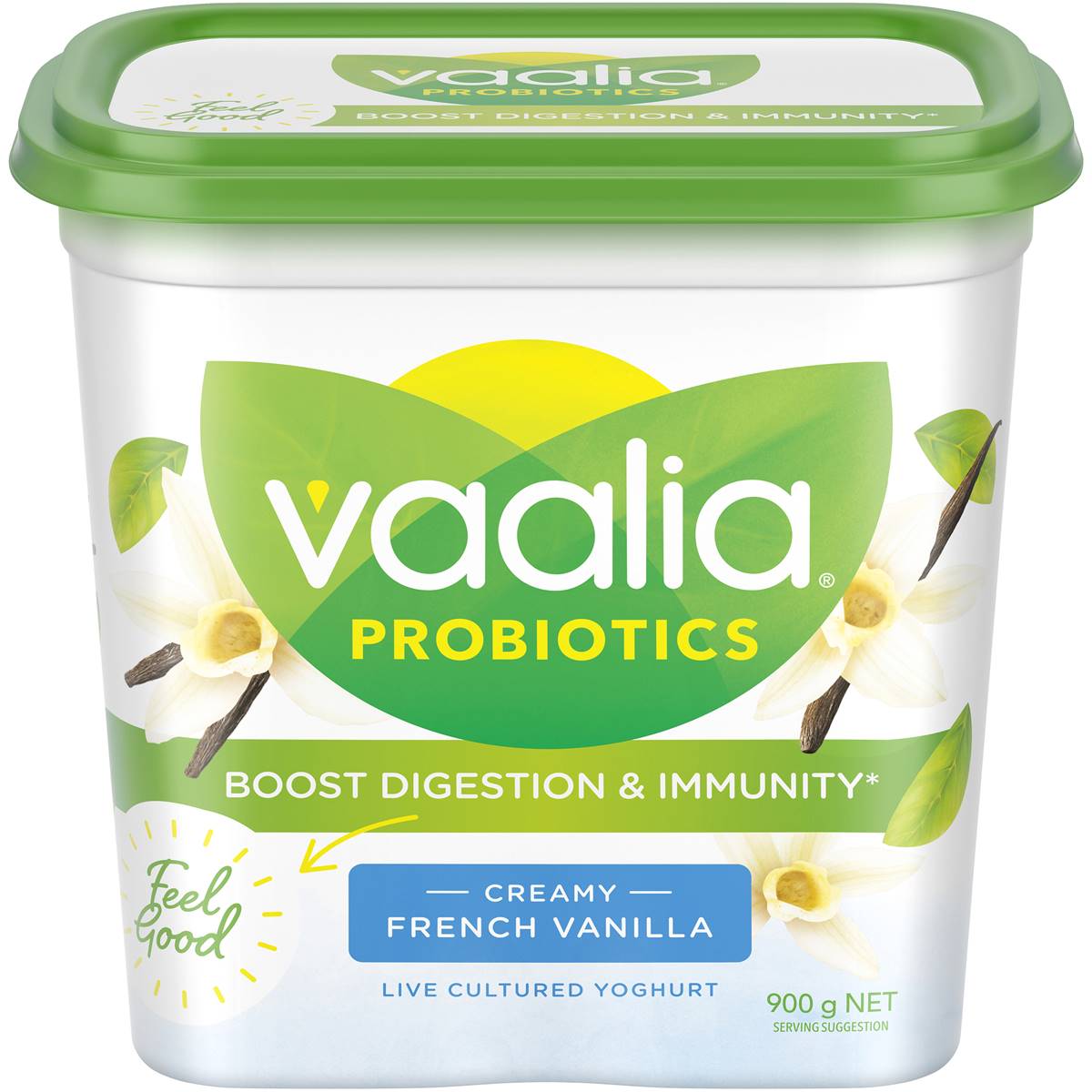 Calories in Vaalia Probiotic Yoghurt French Vanilla