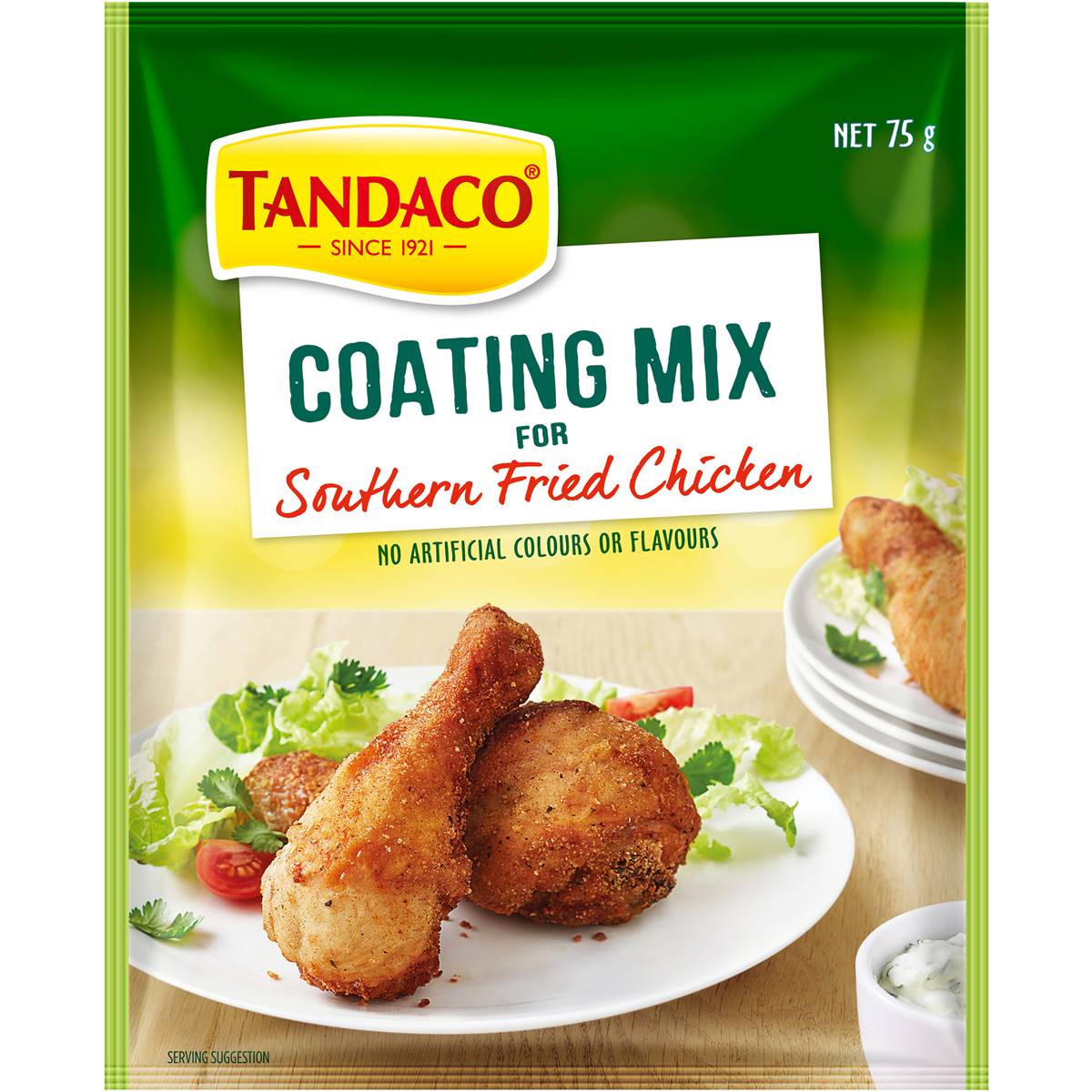 Calories in Tandaco Coating Mix Fried Chicken