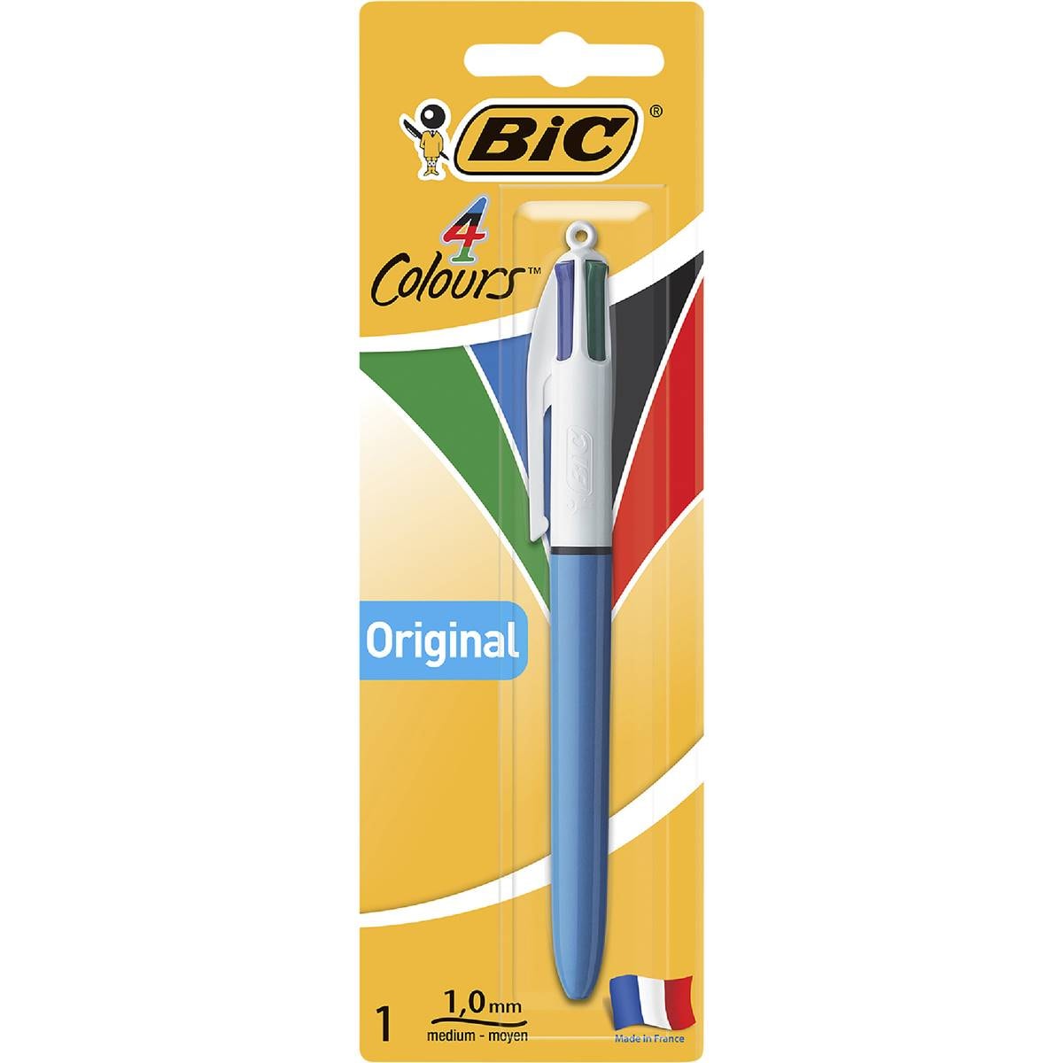 BIC 4 Colour Retractable Ball Pen Original each