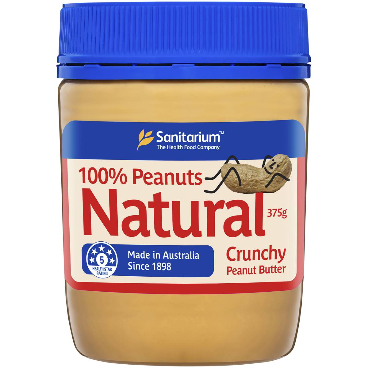 Calories in Sanitarium Natural Crunchy Peanut Butter calcount