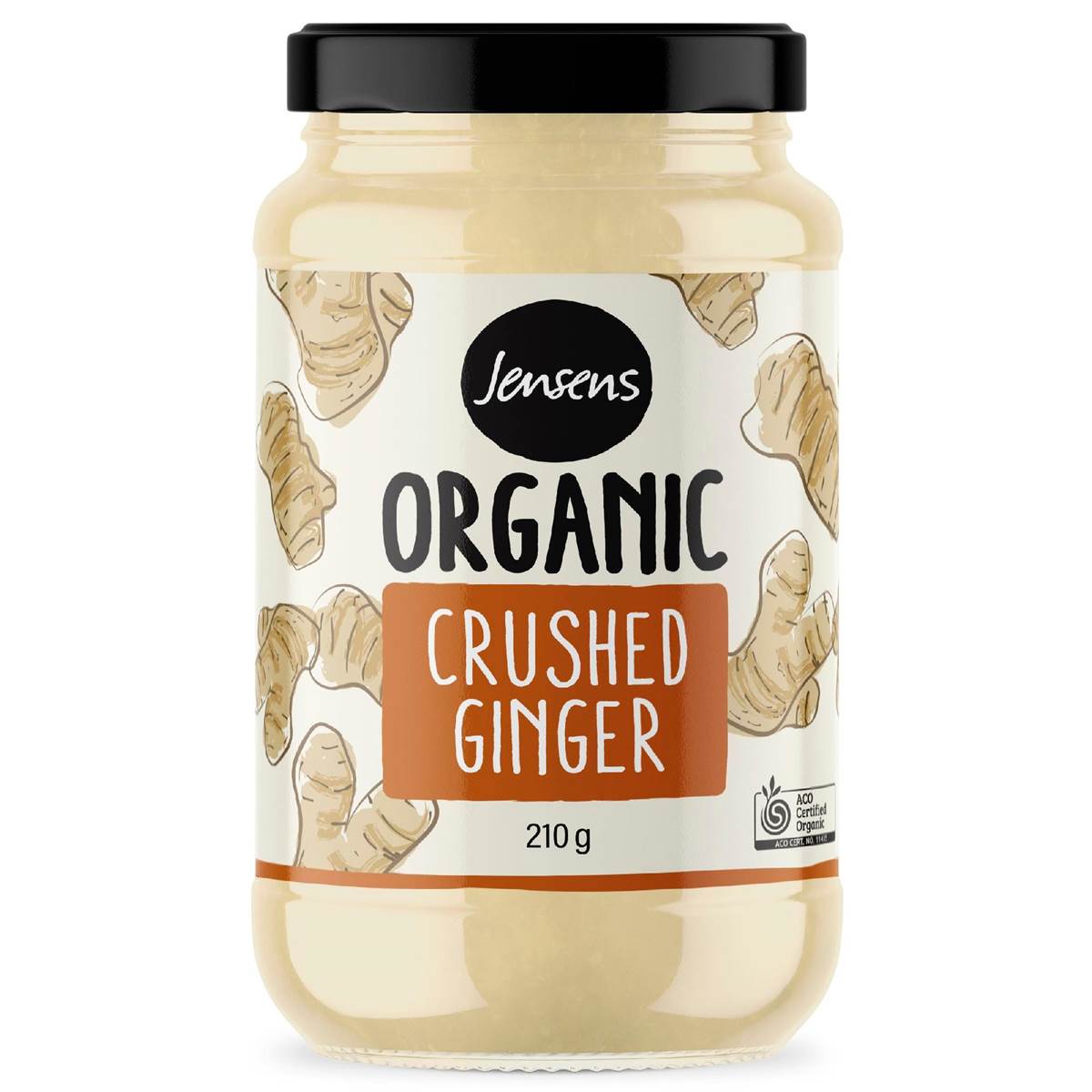 Jensens Crushed Ginger 210g