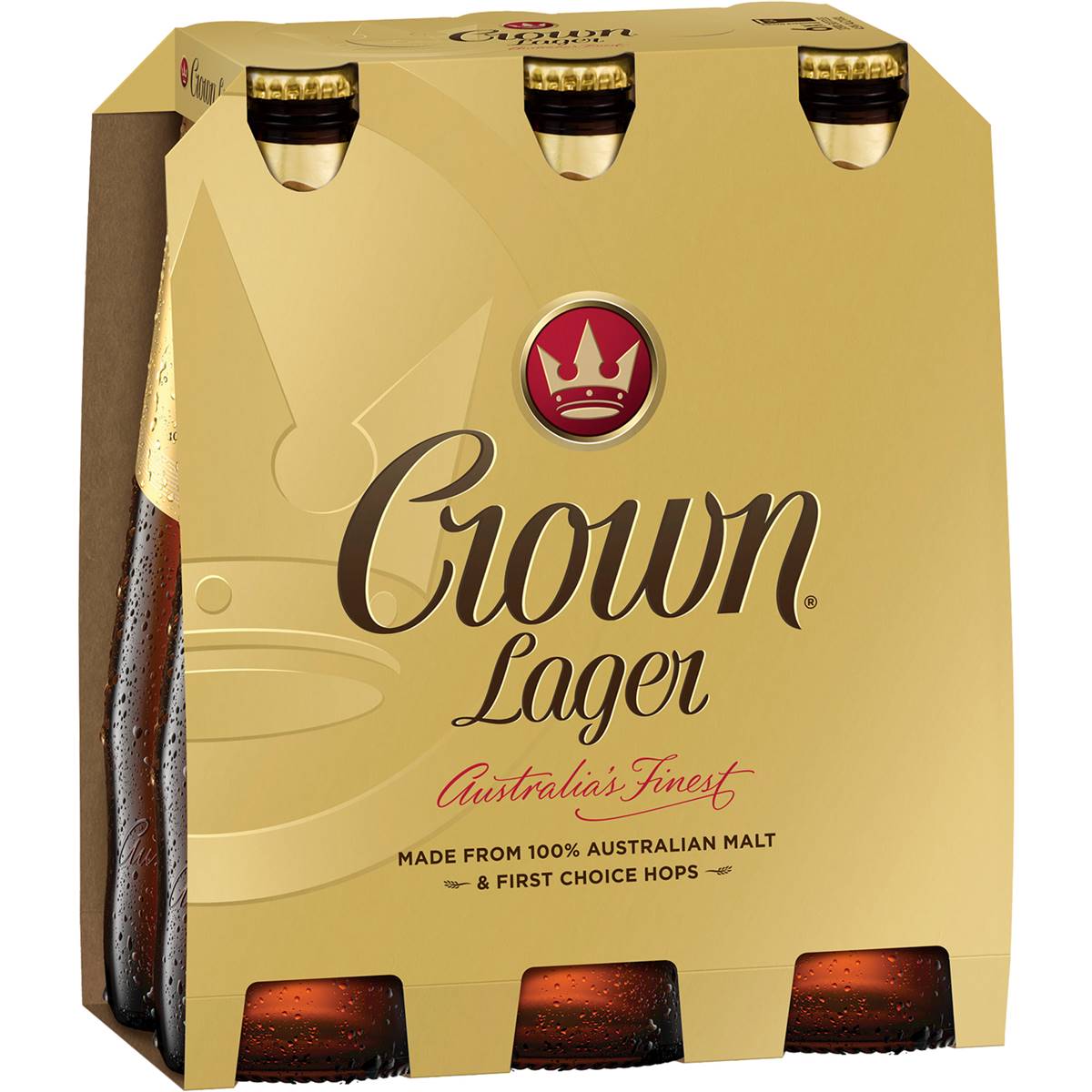 Calories in Crown Lager Stubbies