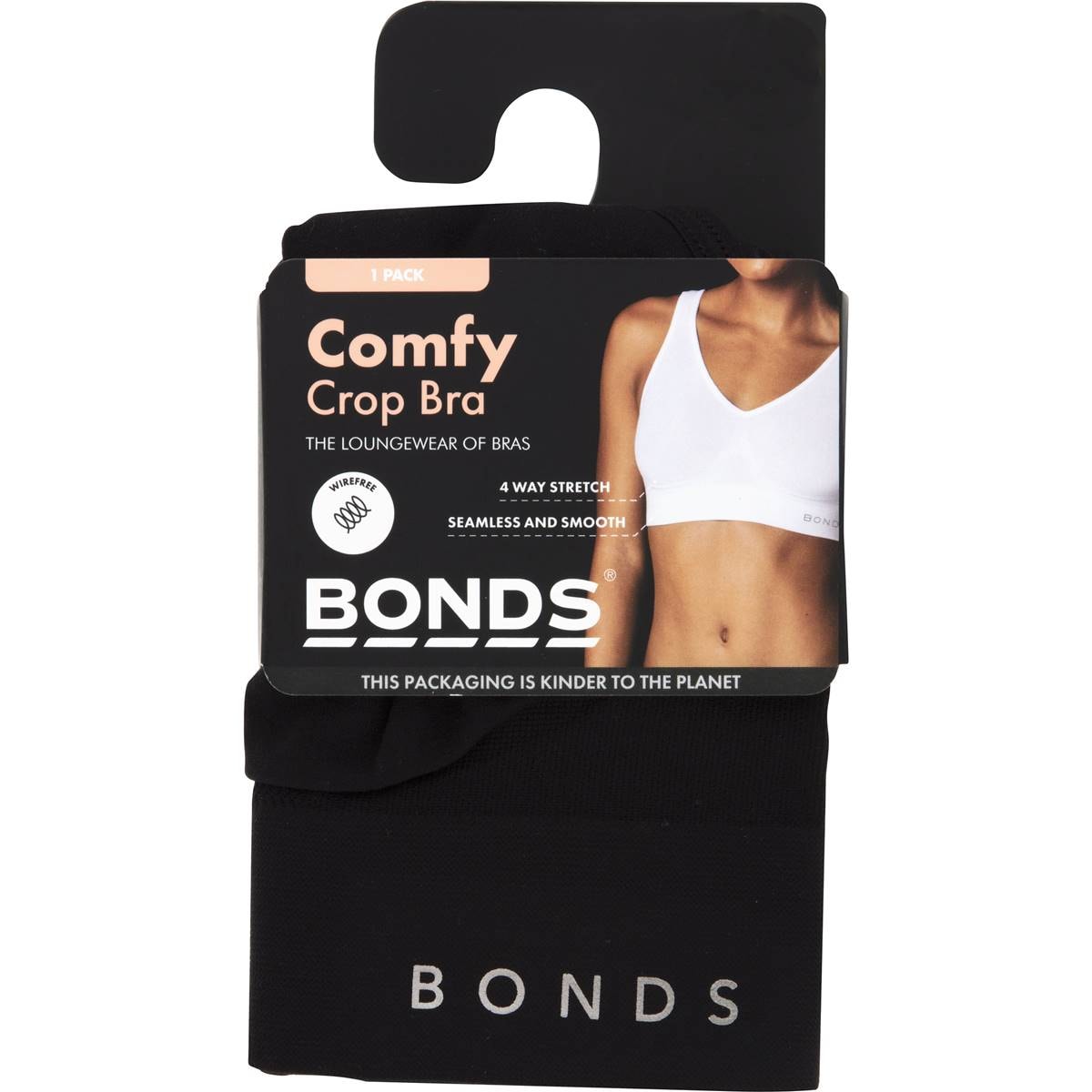 Bonds Ladies Comfy Crop Size S Assorted each