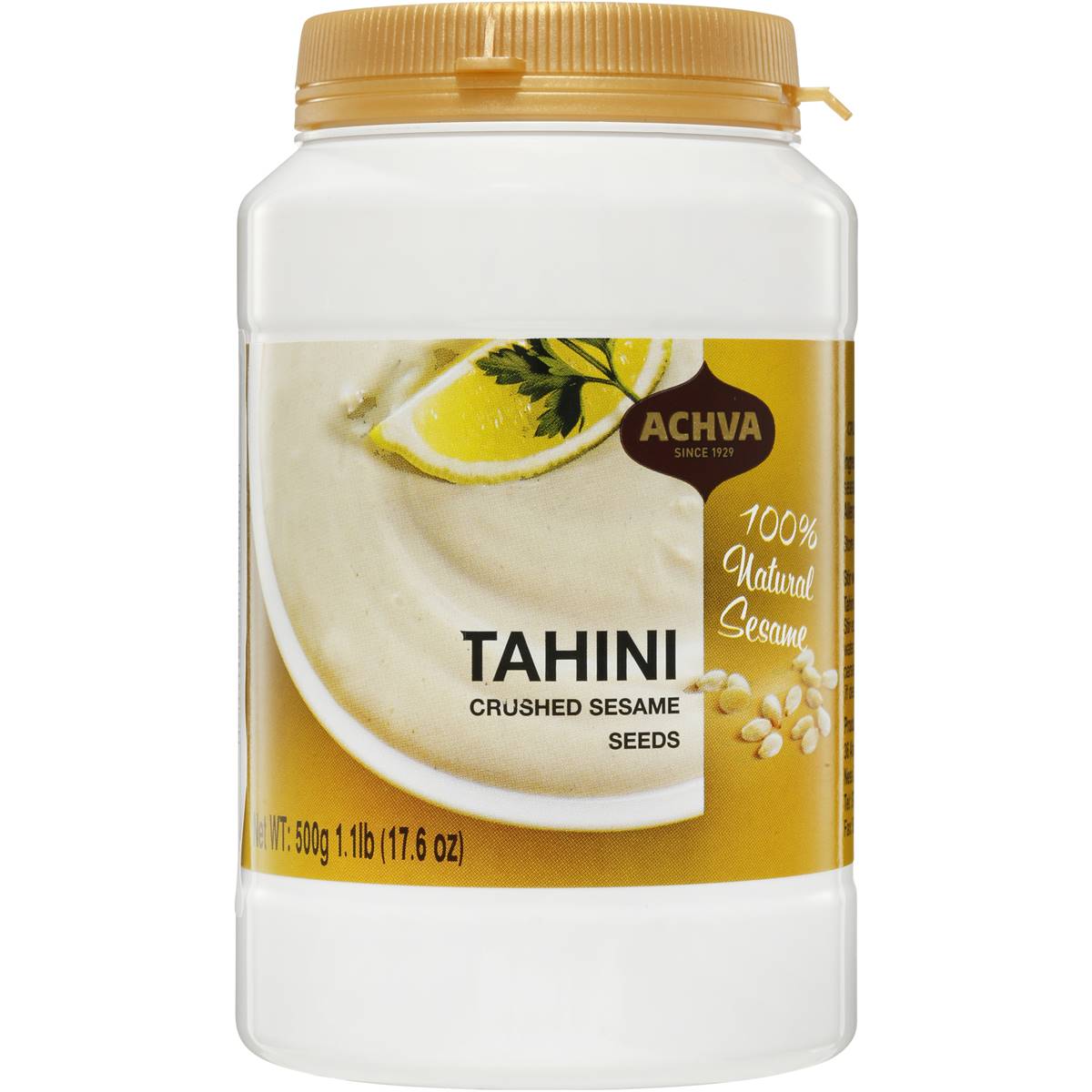 Calories in Achva Ingredients Tahini calcount