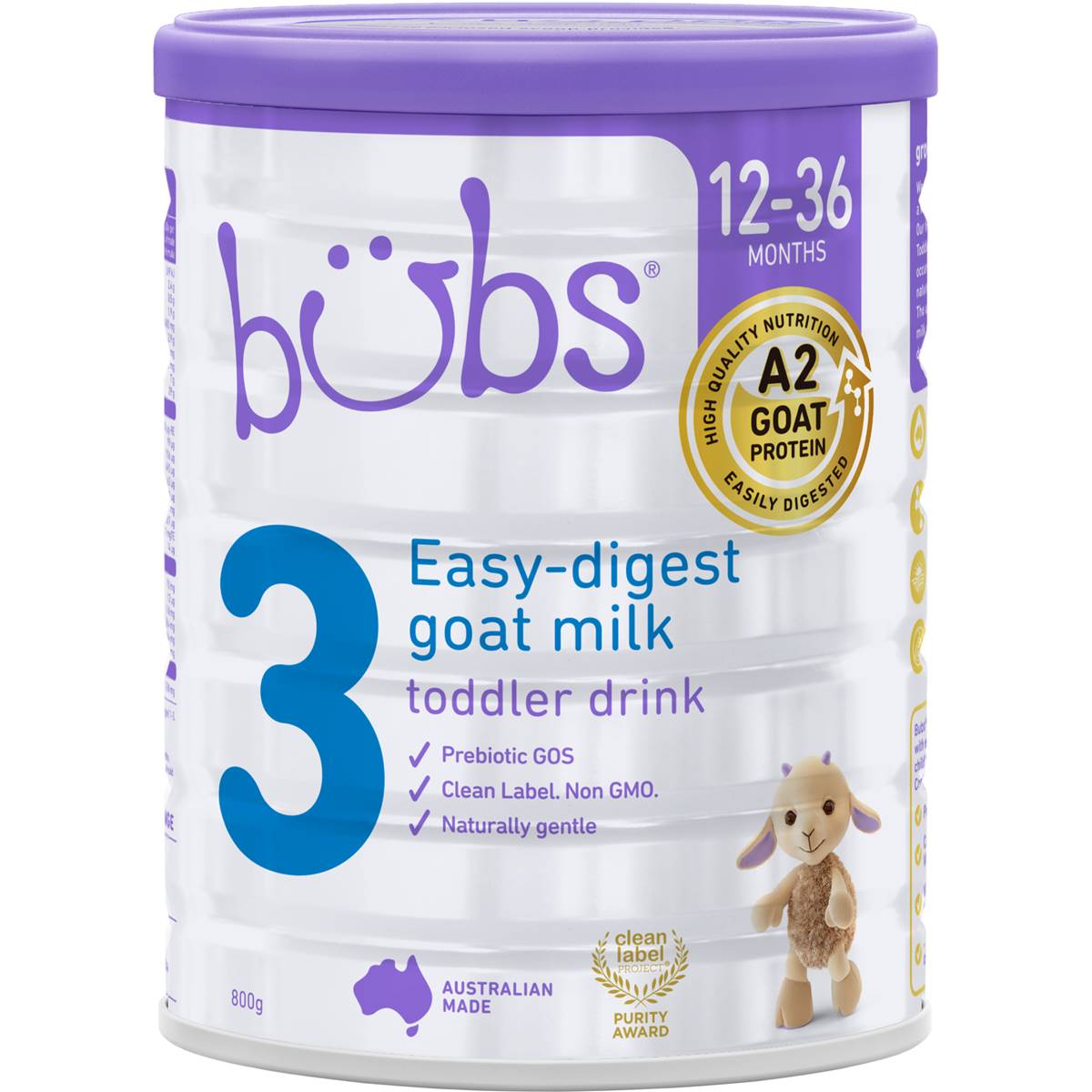 Calories in Bubs Goat Stage 3 Formula Stage 3