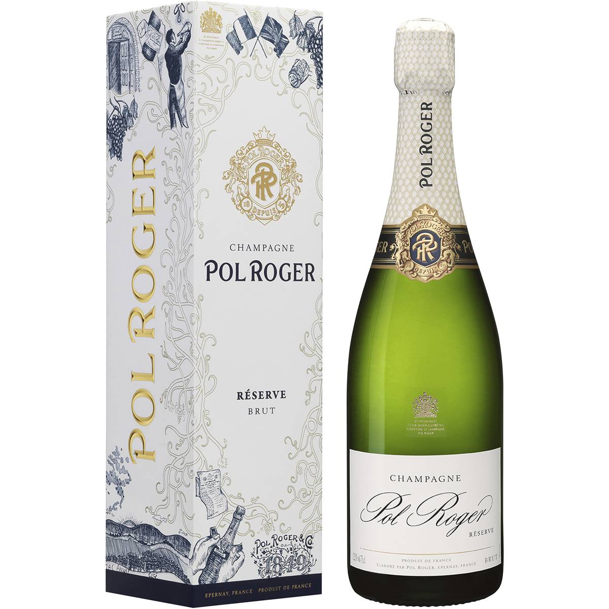 Calories in Pol Roger Champagne Brut Non Vintage