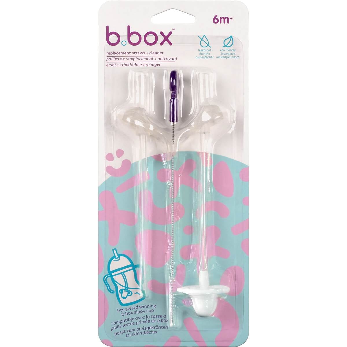 B.Box Drink Bottle Straw & Cleaner Pack each