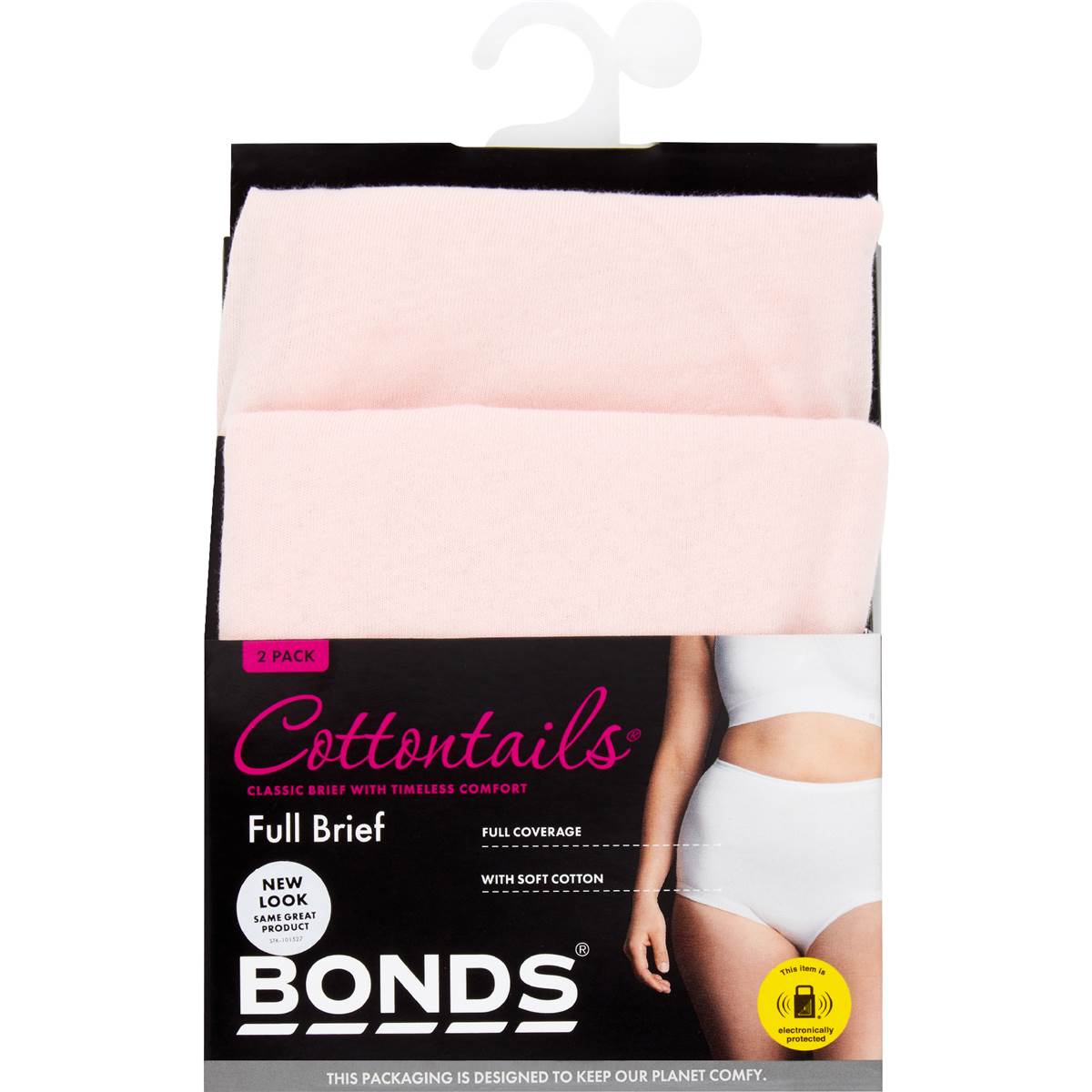 Bonds Ladies Cottontails Underwear Size 12 Assorted 2 pack