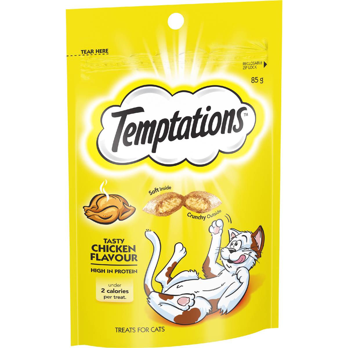 Temptations Cat Treats Tasty Chicken Flavour 85g
