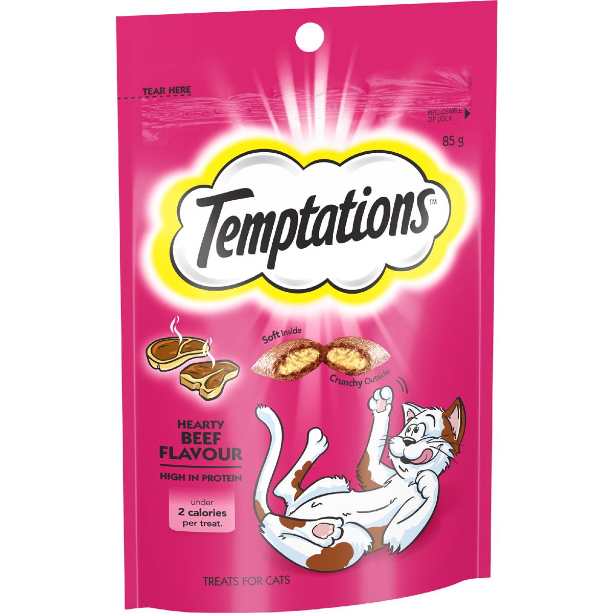 Temptations Cat Treats Hearty Beef