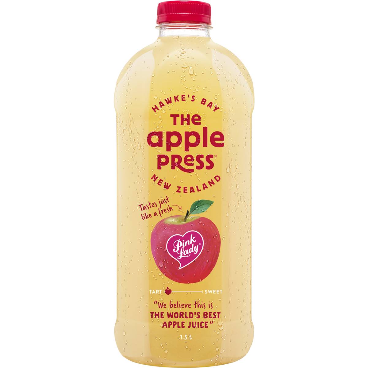 Calories in The Apple Press Pink Lady Cold Pressed Apple