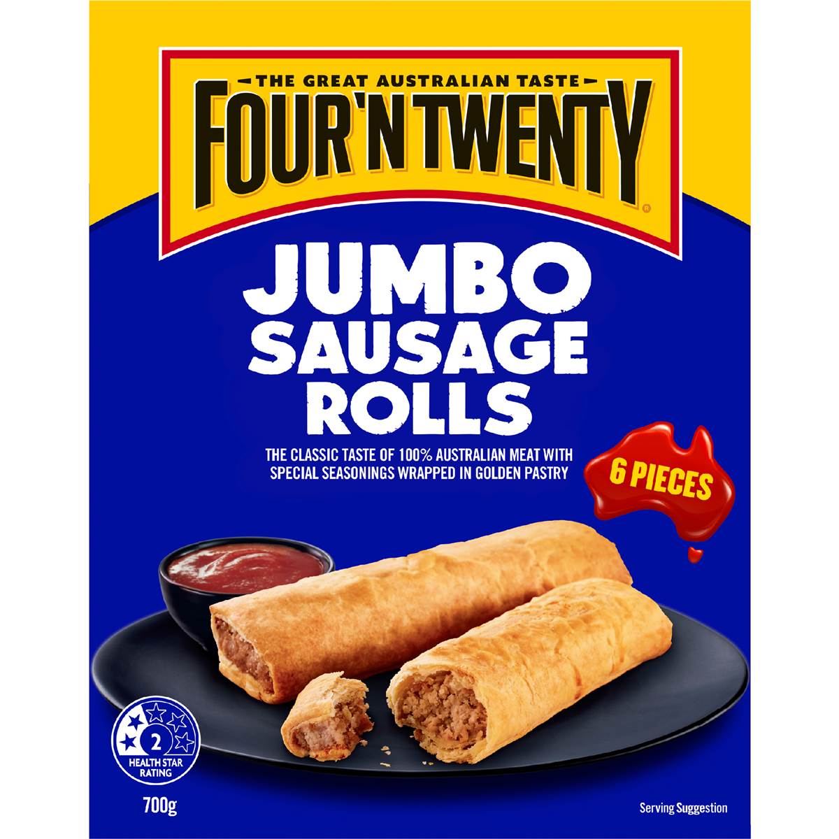 Calories in Four N Twenty Jumbo Sausage Roll calcount