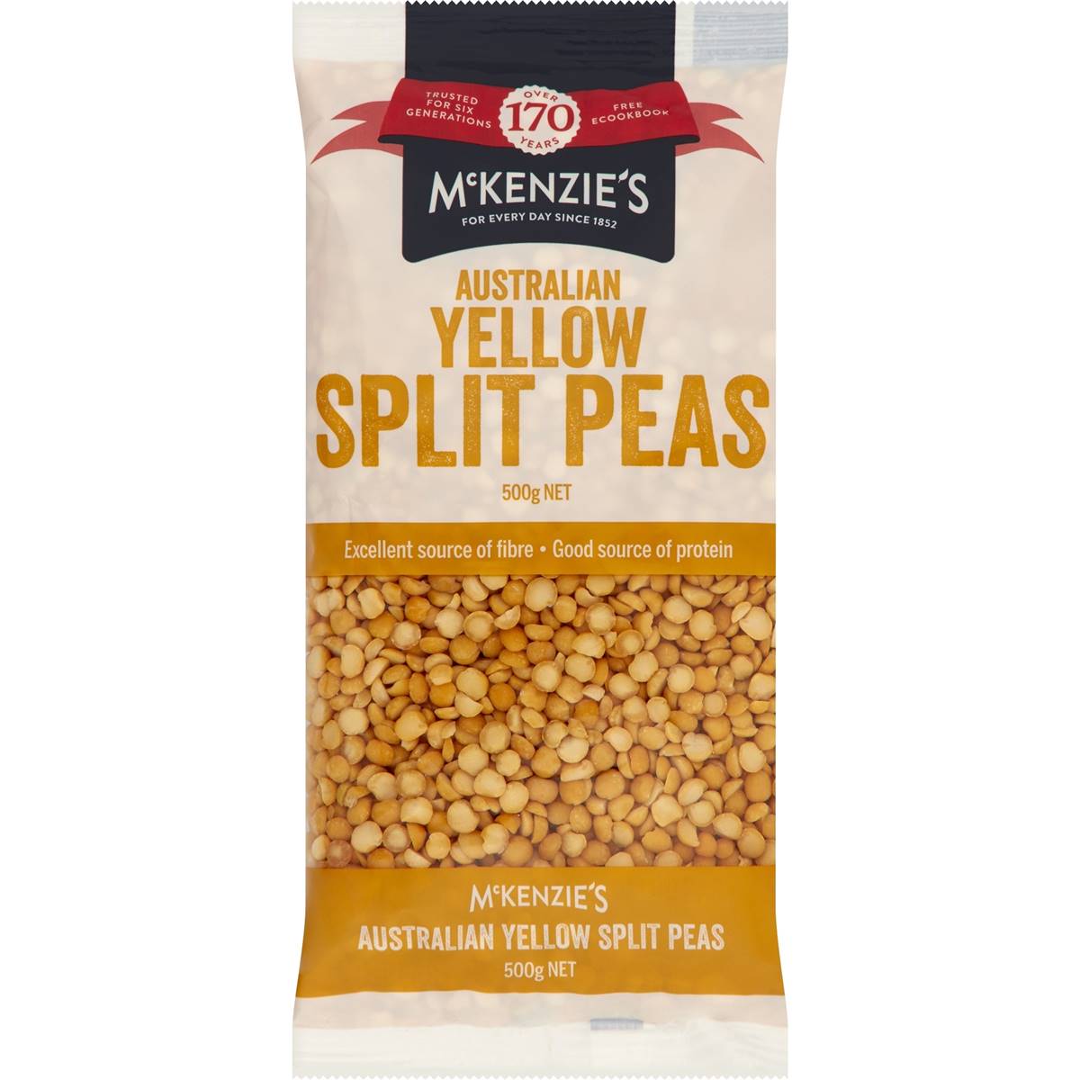 Calories in Mckenzie's Dried Veg Yellow Split Peas