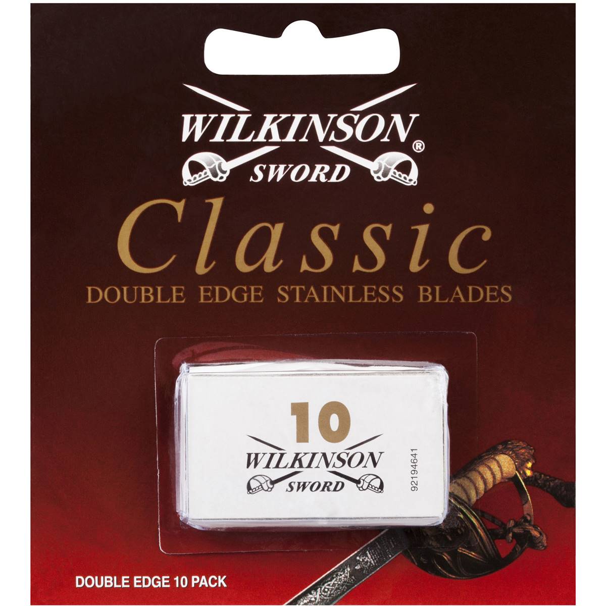 Gillette Wilkinson Sword Double Edge Razor Blades Stainless