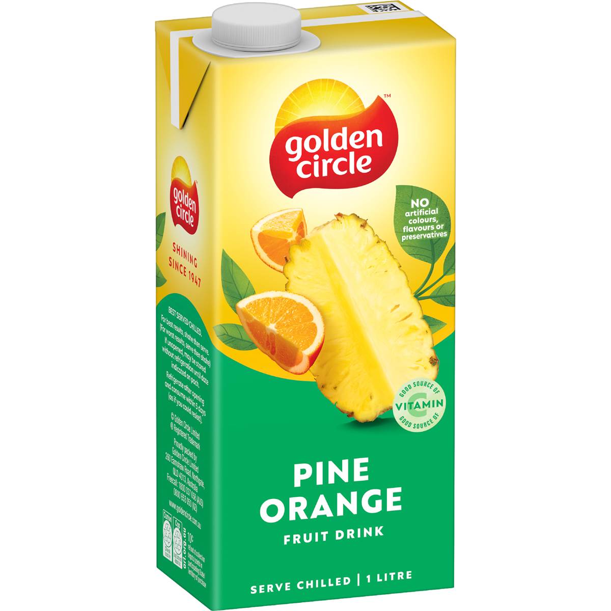 Golden Circle Pine Orange Fruit Drink 1L