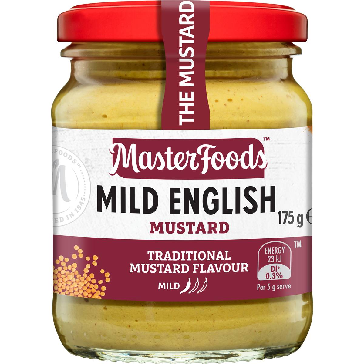 Calories in Coles Hot English Mustard Calorie Counter Australia