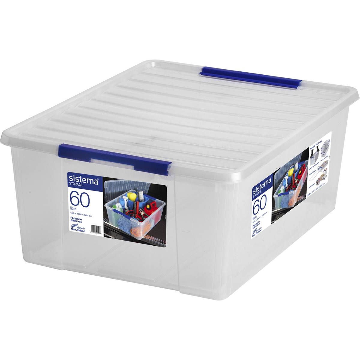 Sistema Storage Bin Container Assorted 60L