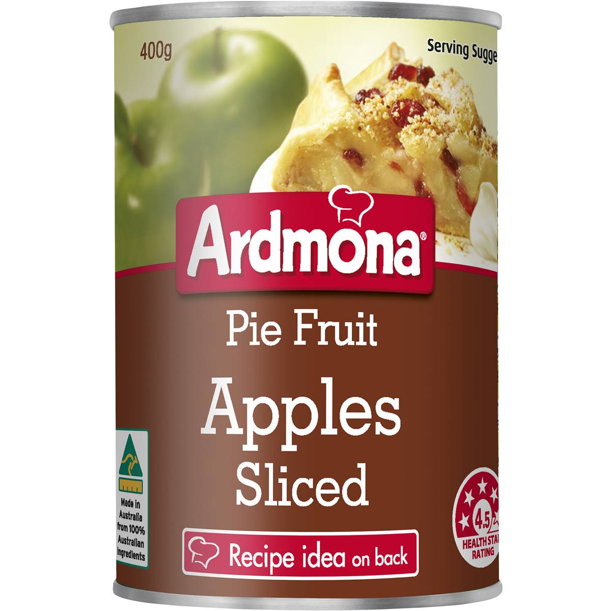 Calories in Ardmona Pie Fruit Apples Sliced Sliced Calorie Counter