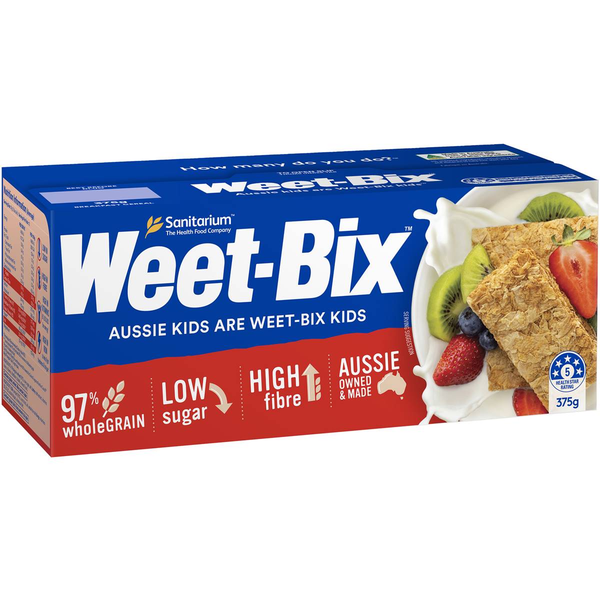 Calories in Sanitarium Weet-bix Breakfast Cereal