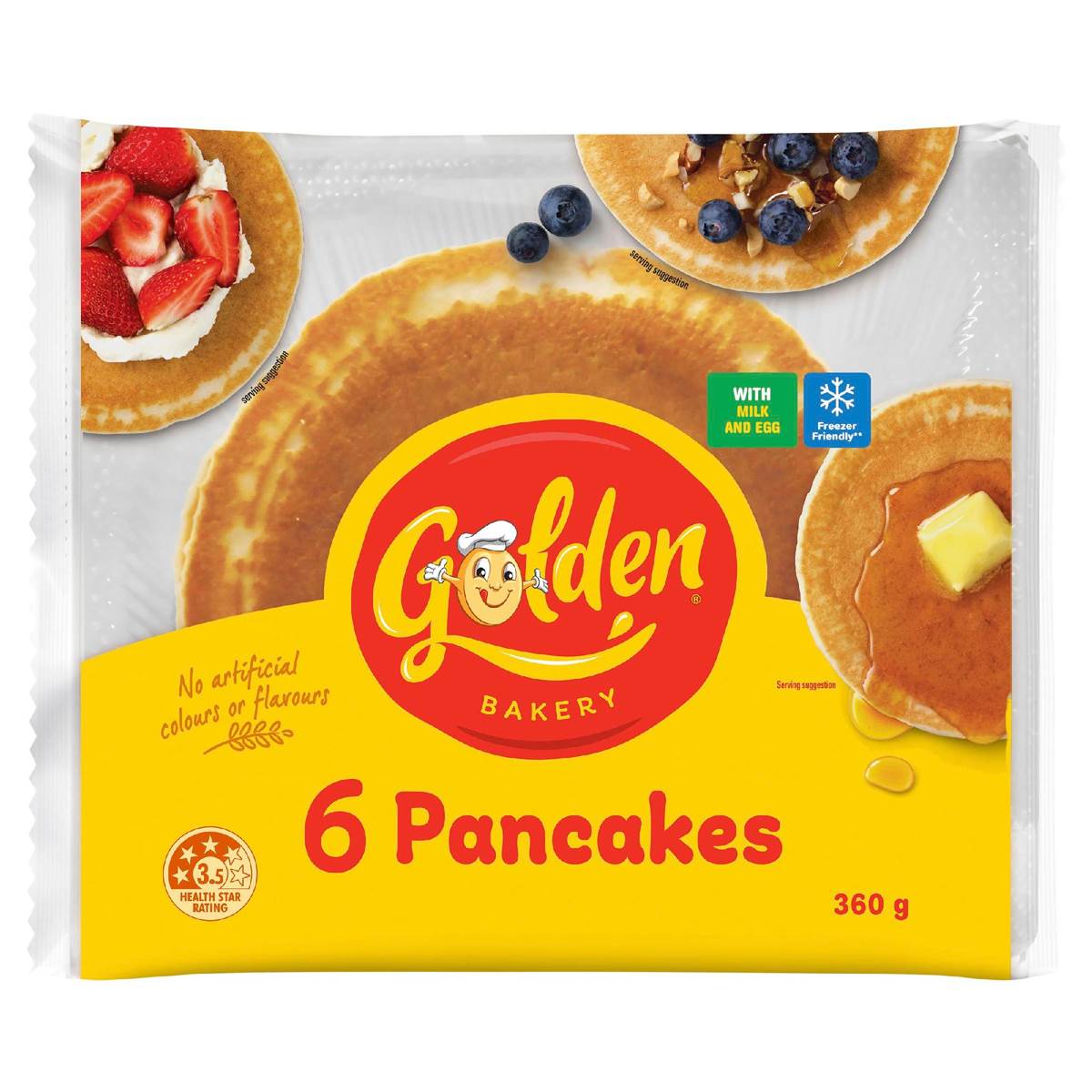 Calories in Golden Pancakes calcount