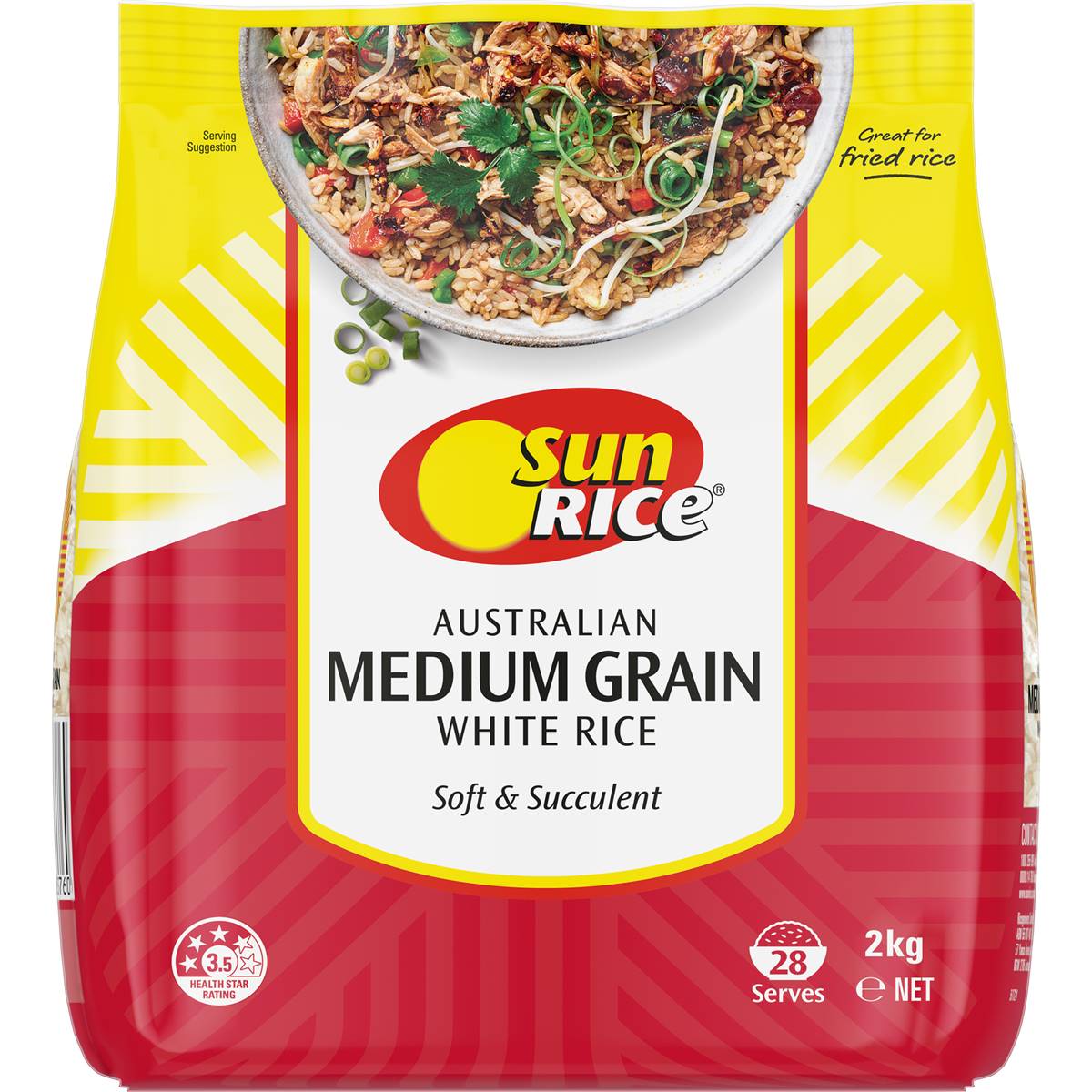 Calories in Sunrice White Rice Calrose Medium Grain Calorie Counter