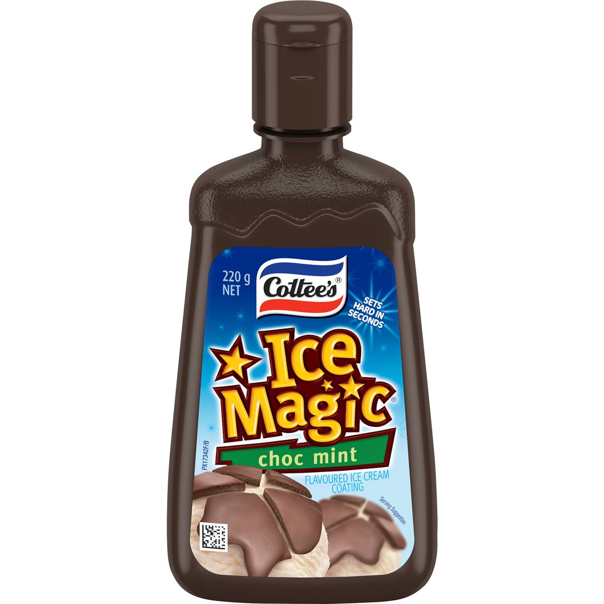 Calories in Cottee's Ice Magic Choc Mint Ice Cream Topping calcount