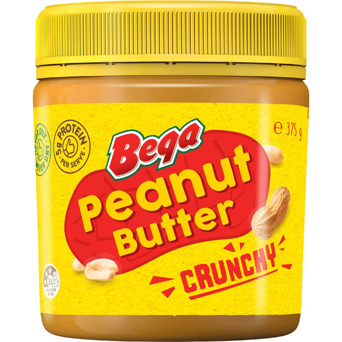Bega Peanut Butter Crunchy 375g