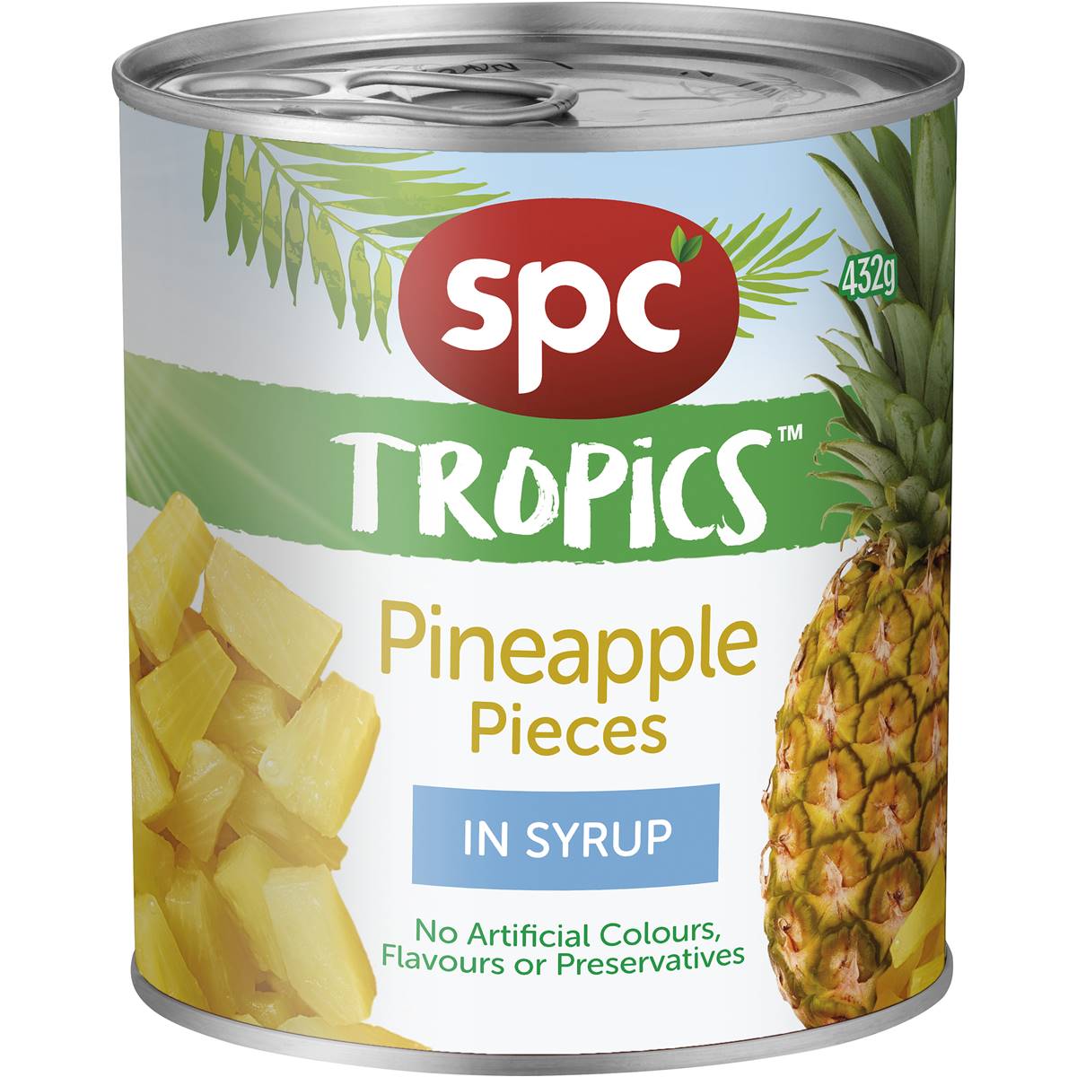 Calories in Spc Tropics Pineapple Pieces In Syrup calcount