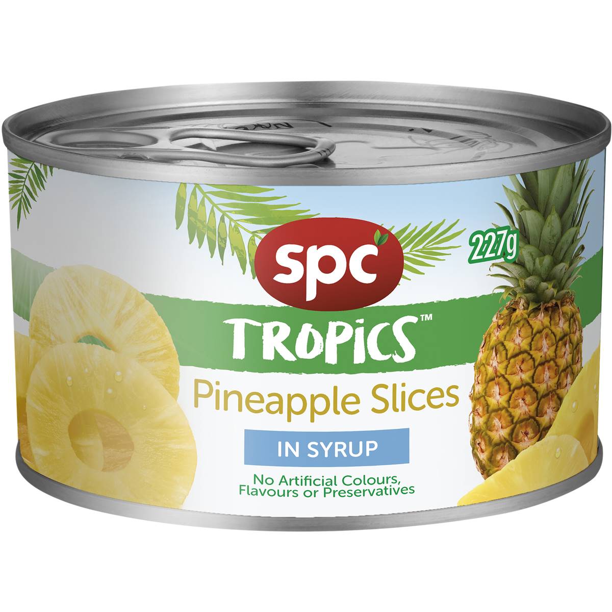 Calories in Spc Tropics Pineapple Slices In Syrup calcount